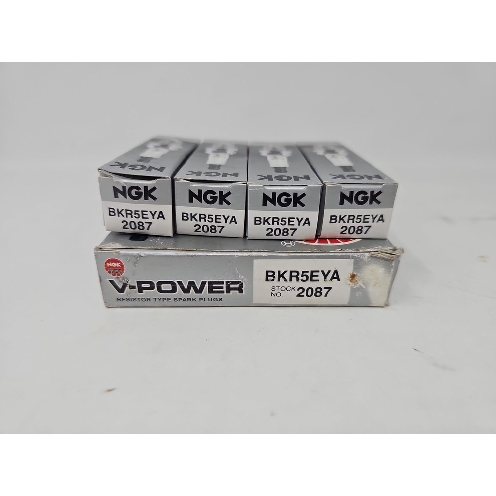 4-Pack NGK 2087 BKR5EYA V-Power Spark Plugs for Toyota Scion Lexus